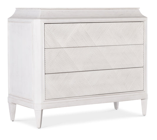 Commerce and Market - Argyle Three-Drawer Chest - White