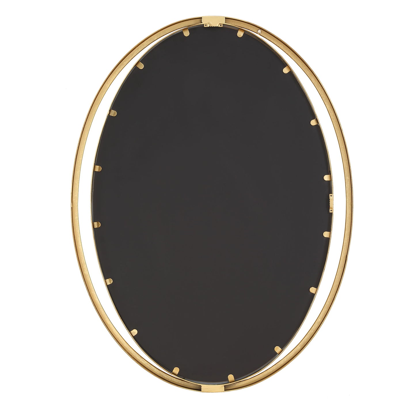 Rhodes - Gold Oval Mirror