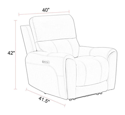Hancock - Zero Gravity Power Recliner P3
