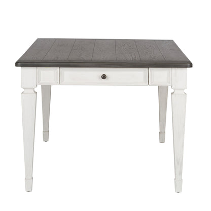 Allyson Park - Rectangular Leg Table - Dark Brown