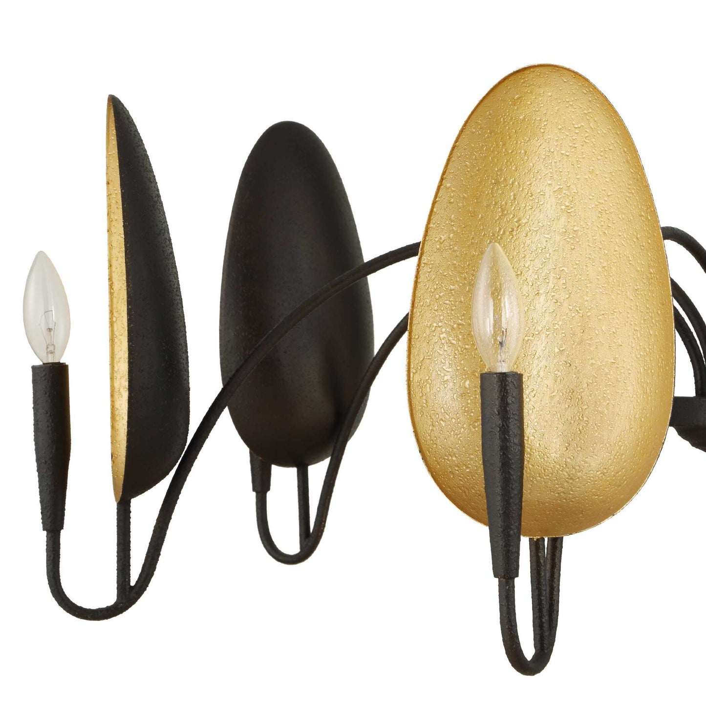 Warwick - 6 Light Chandelier - Matte Black