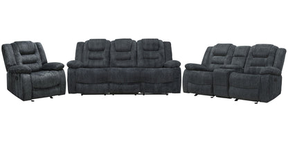 Bolton - Manual Reclining Sofa - Misty Storm