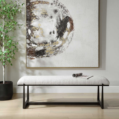 Midas - Long Bench - Black / White
