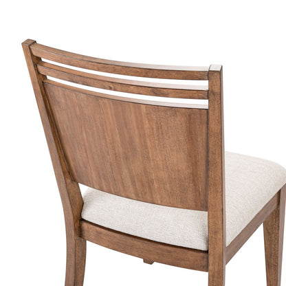 Shaker Lakes - Panel Back Side Chair (RTA) - Harvest Brown