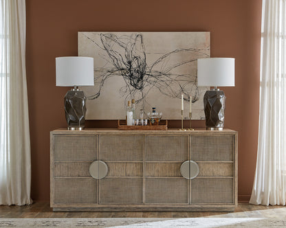 Sonnet - Dining Credenza - Dark Gray