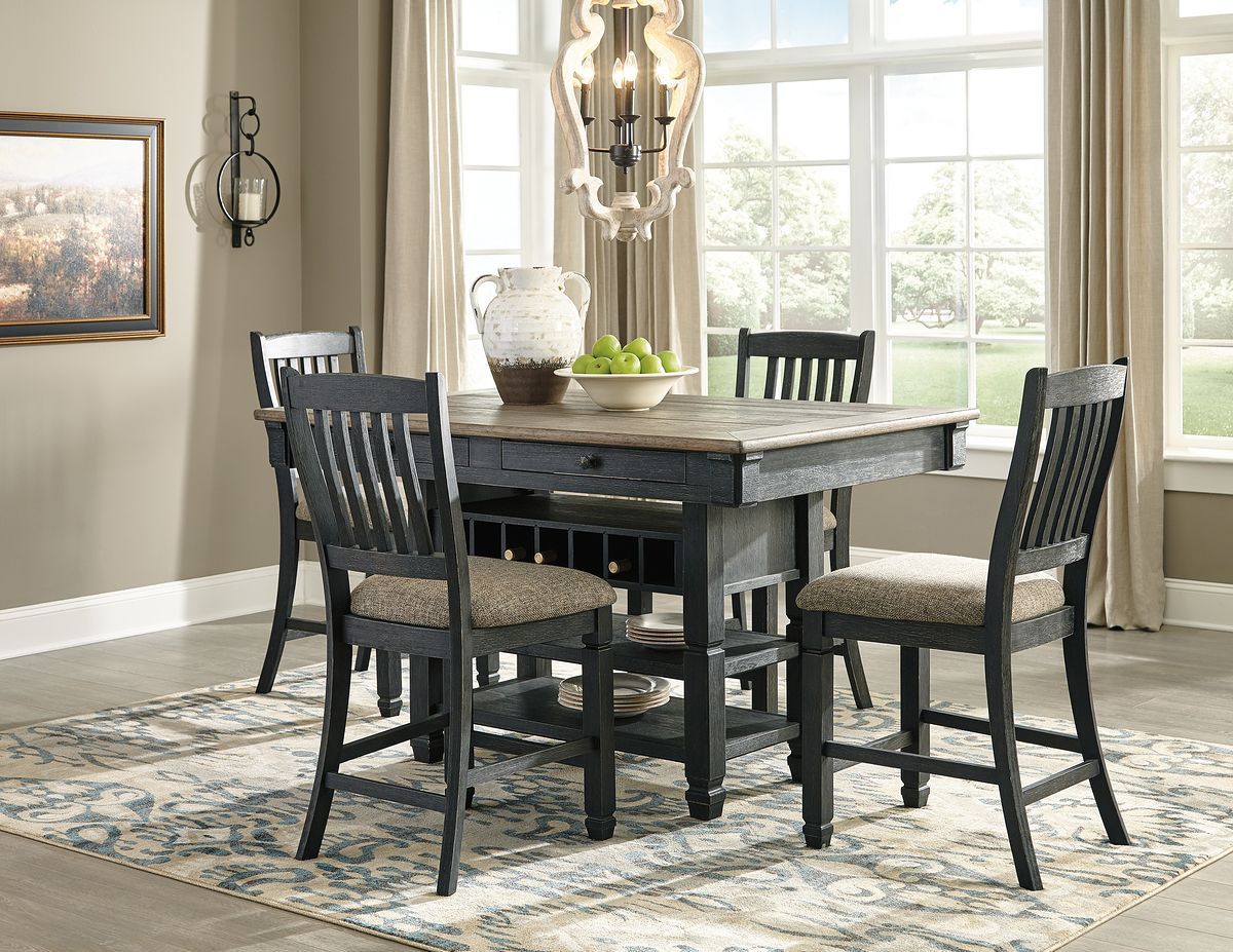 Tyler Creek - Counter Height Table Set