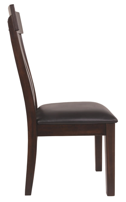 Haddigan - Dark Brown - Dining Uph Side Chair (Set of 2)