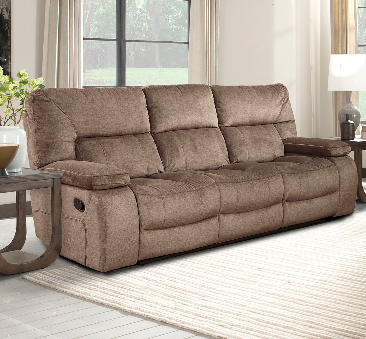 Chapman - Manual Triple Reclining Sofa