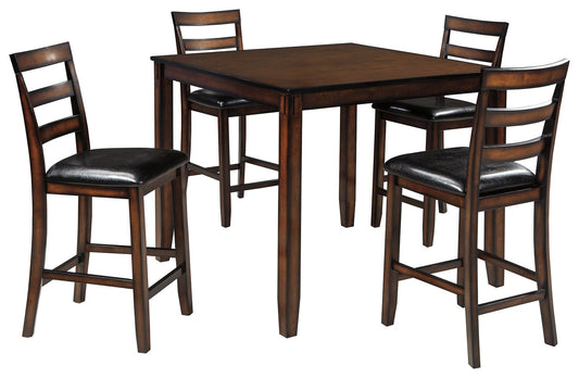 Coviar - Brown - DRM Counter Table Set (Set of 5)