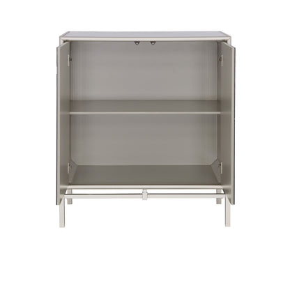 Silvermist - Two Door Cabinet - Silver