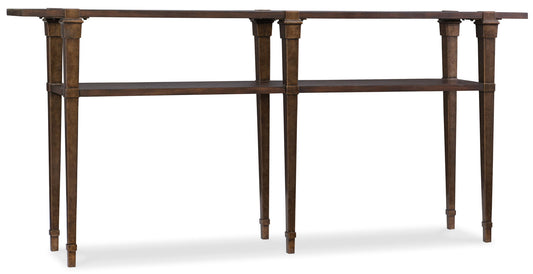 Commerce And Market - Skinny Console Table - Dark Brown