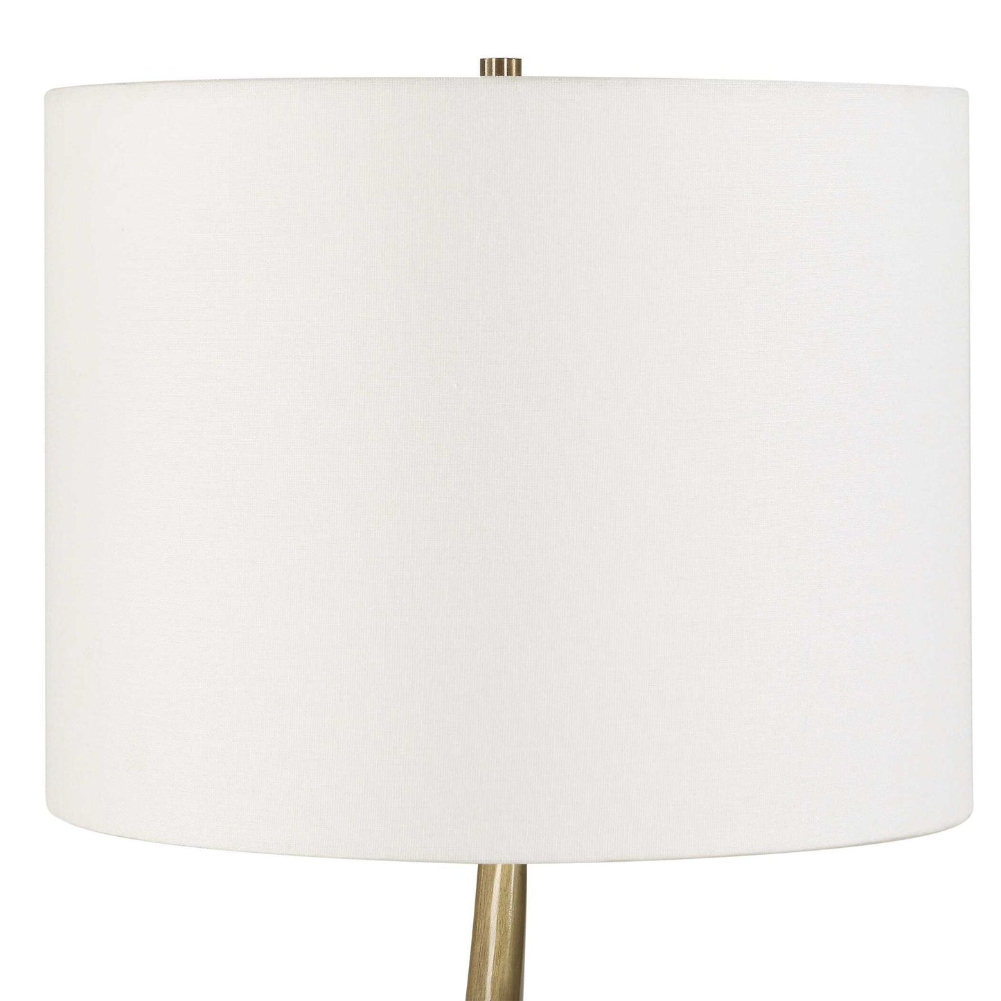 Spiraling - Cordless Brass Buffet Lamp - Black / Gold