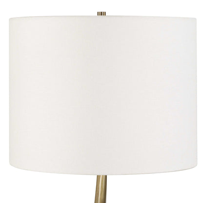 Spiraling - Cordless Brass Buffet Lamp - Black / Gold