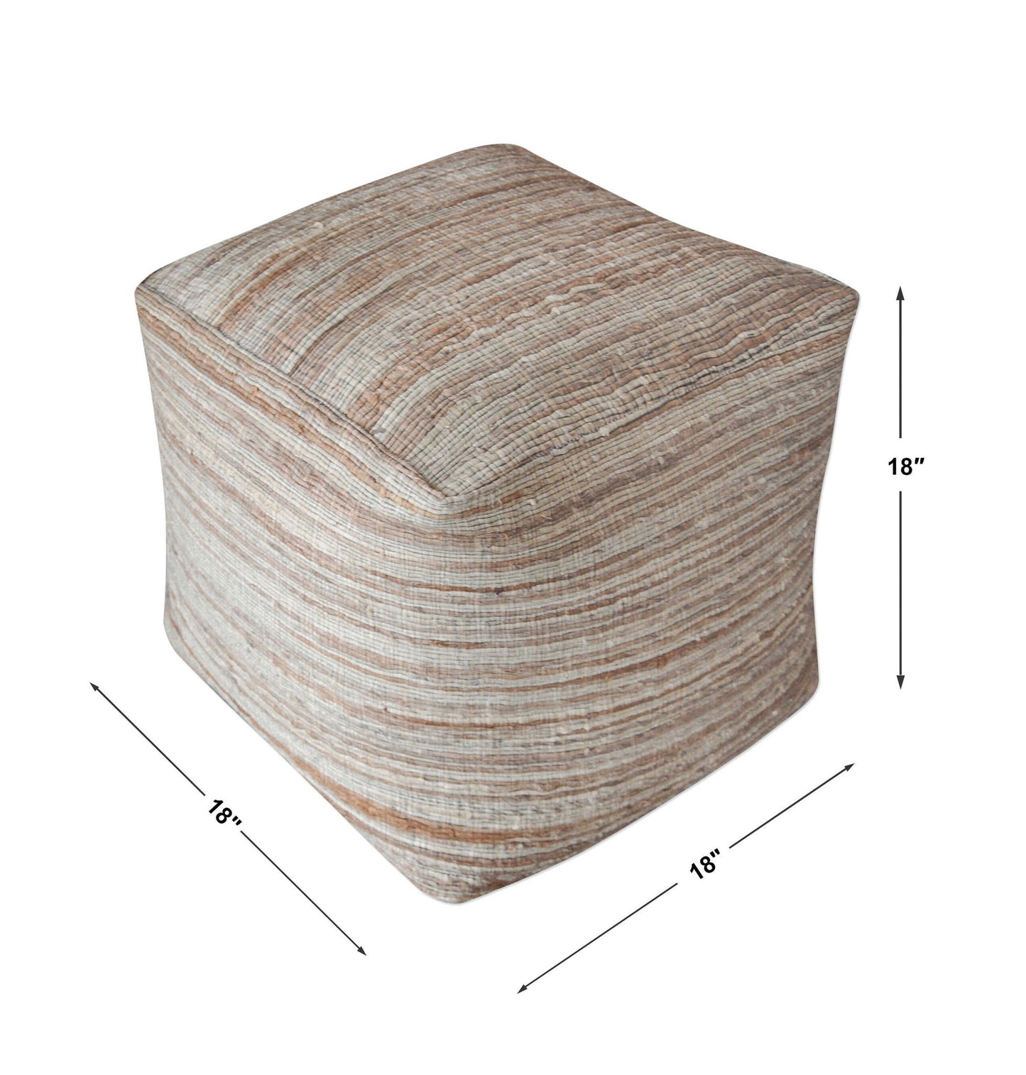 Shiro - Pouf - Beige