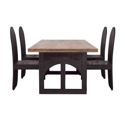 Gateway - Dining Table - Natural / Nightshade Black