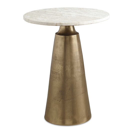 Midsummer - Antique Accent Table - Brass