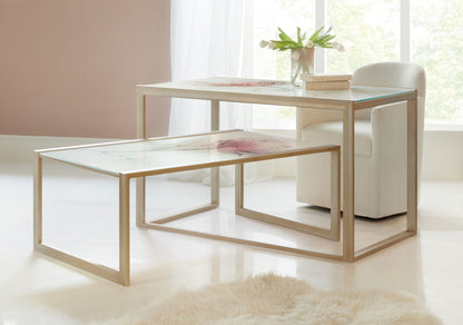Susan G. Komen - Blossoming Hope Cocktail Table - Gold