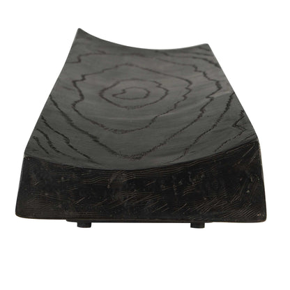 Ciaran - Indoor-Outdoor Wooden Tray - Black
