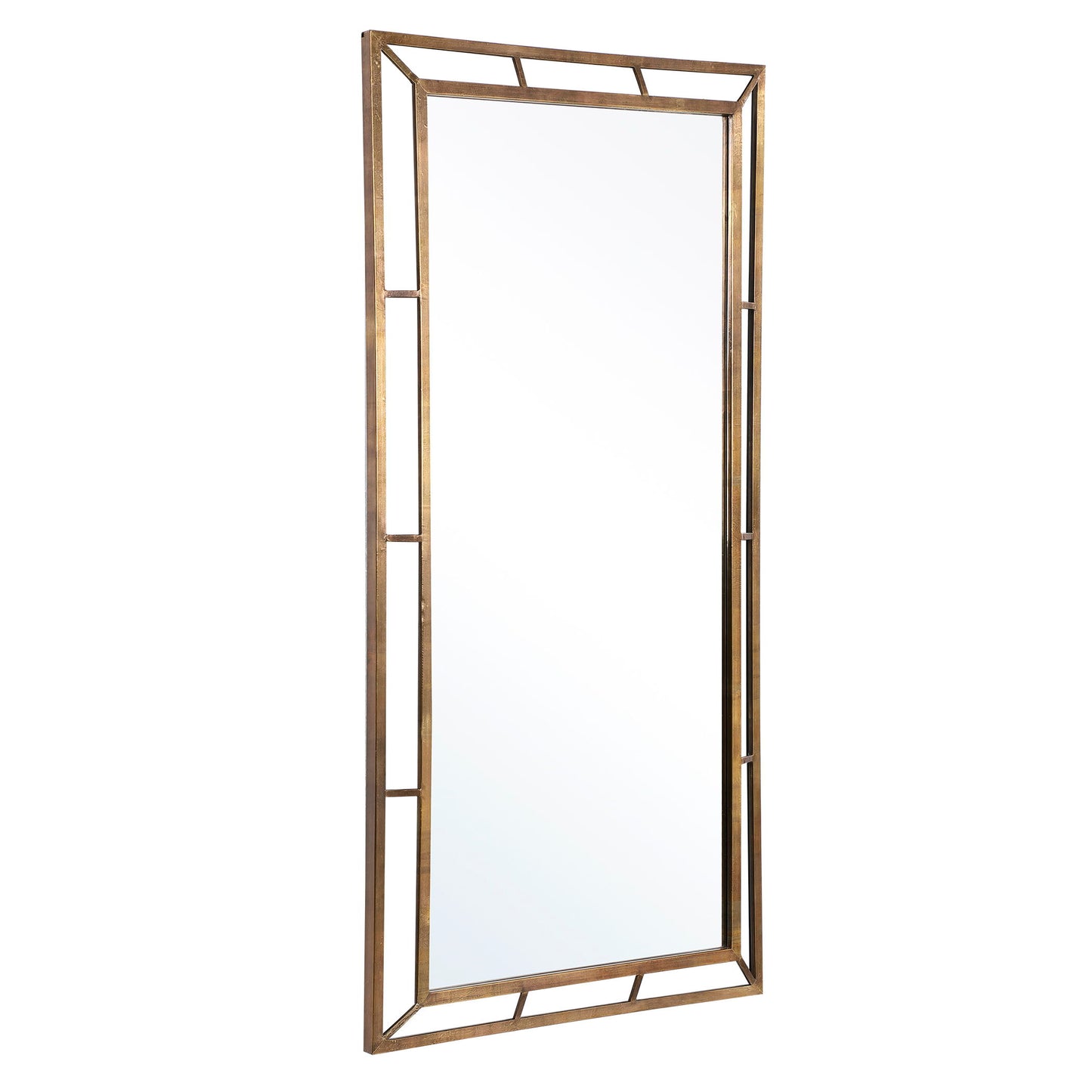 Farrow - Copper Industrial Mirror - Gold