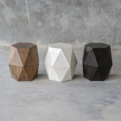 Volker - Honey Geometric Accent Table