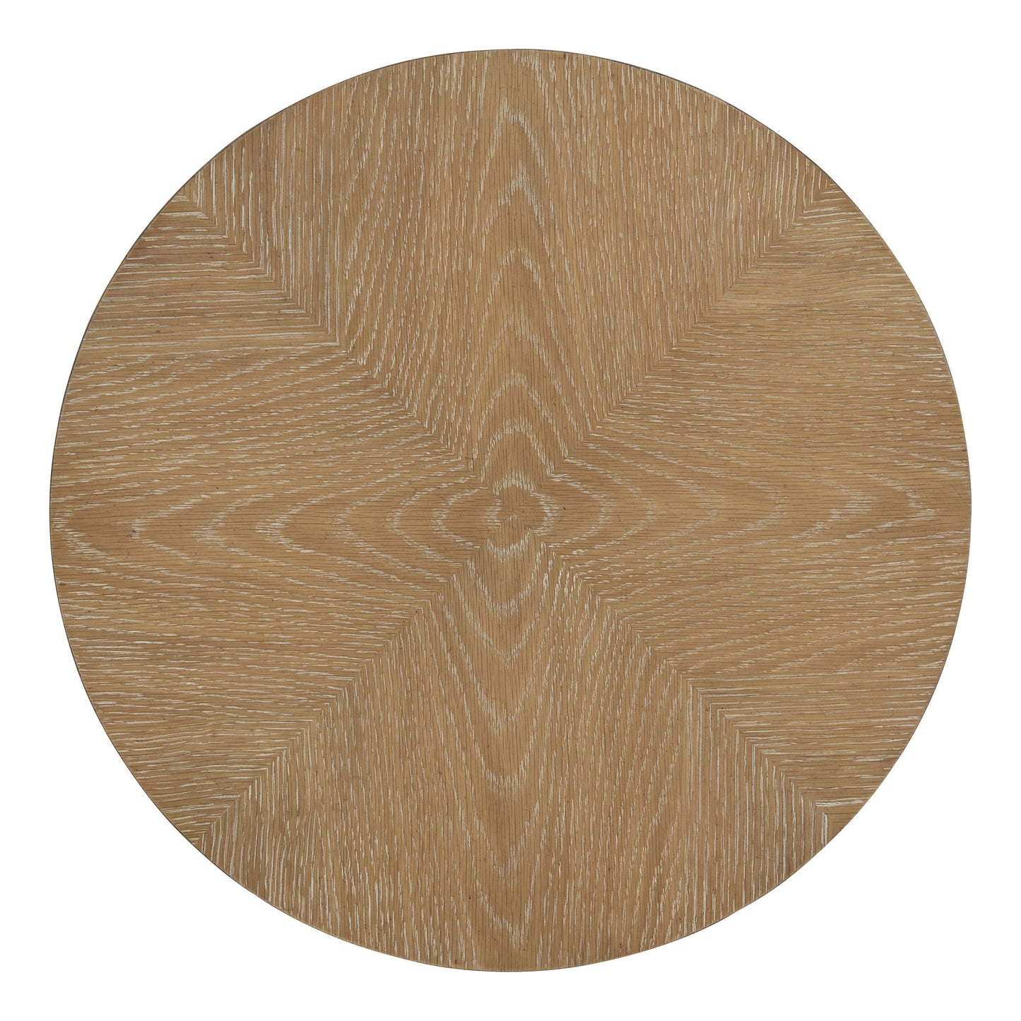 Escape - 3 Piece Occasional Table Set - Glazed Natural Oak / Black Metal Trim