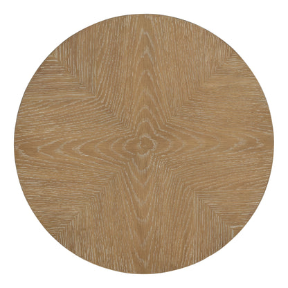 Escape - 3 Piece Occasional Table Set - Glazed Natural Oak / Black Metal Trim