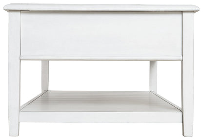 Kanwyn - Whitewash - Rectangular Cocktail Table