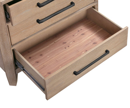Breckenridge - 3 Drawer Nightstand With USB/C Port - Brown