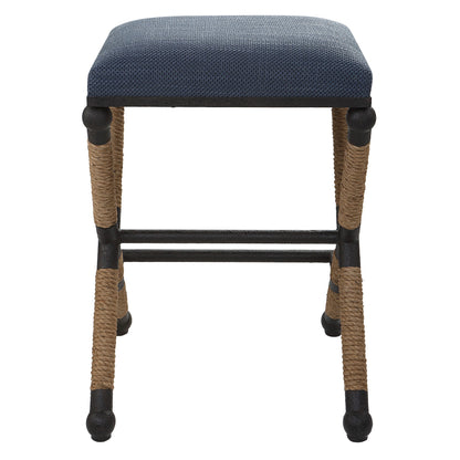 Firth - Rustic Counter Stool - Navy