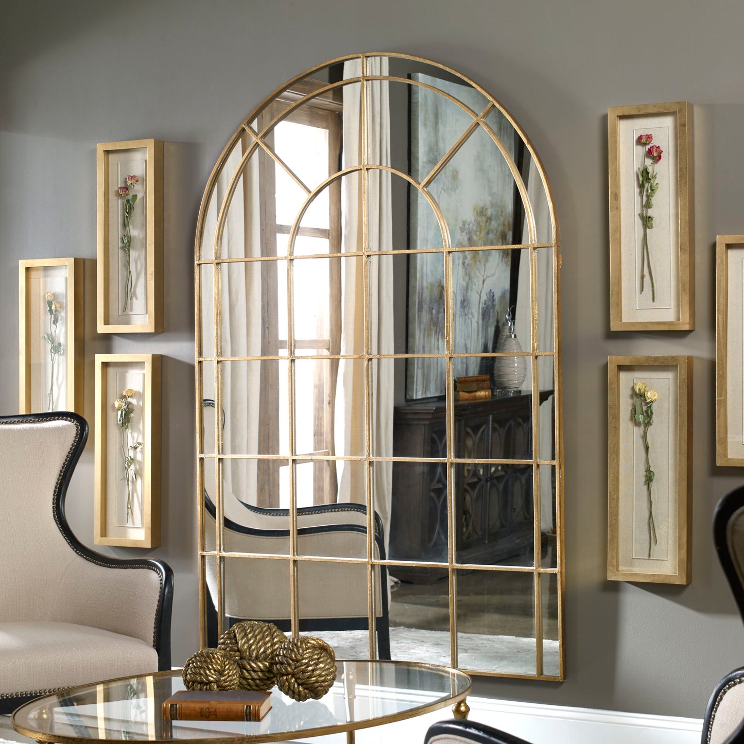 Grantola - Arched Mirror - Gold