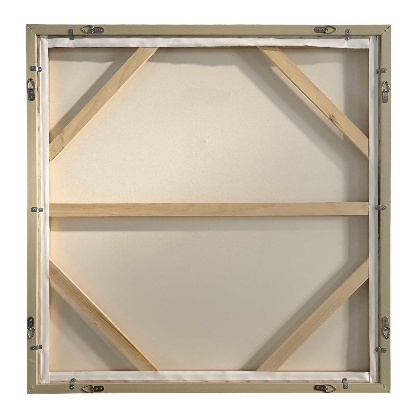 Daybreak - Framed Abstract Art - Black / Blue / Brown / Orange / White / Woodtone / Yellow