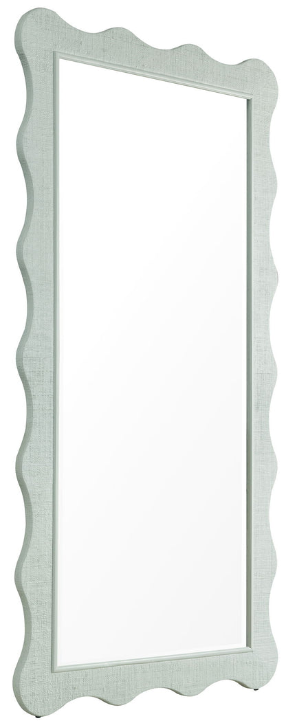 Commerce And Market - Waverly Leaner Mirror - Blue