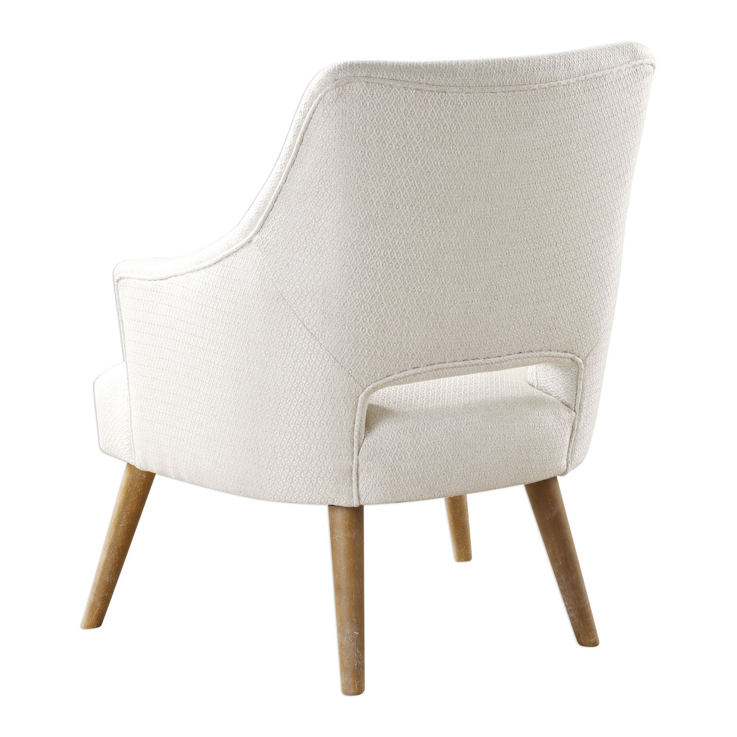 Dree - Retro Accent Chair - White