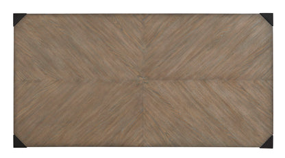 Cedar Fork - Dining Table With 6 Ladderback Chairs - Smoked Arabica