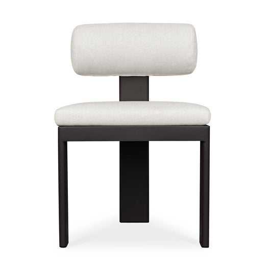 Bolster Back - Outdoor Dining Chair - White
