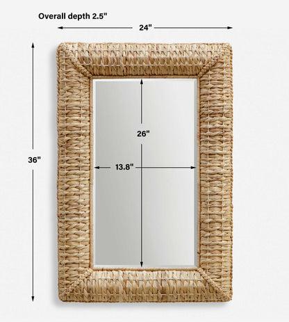 Twisted Seagrass - Rectangle Mirror
