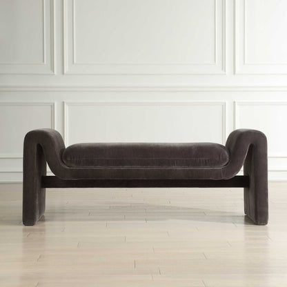 Manson - Modern Bench - Charcoal