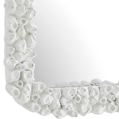 Barnacle - Rectangular Mirror - White
