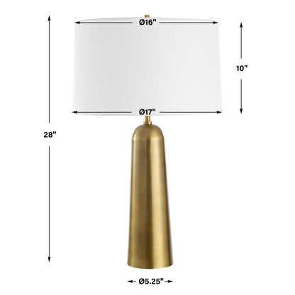 Flinchem - Brass Table Lamp - Bronze