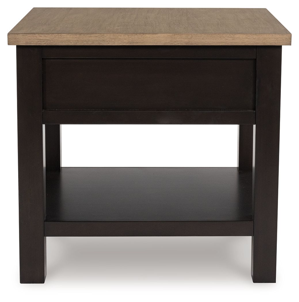 Drazmine - Brown - Rectangular End Table