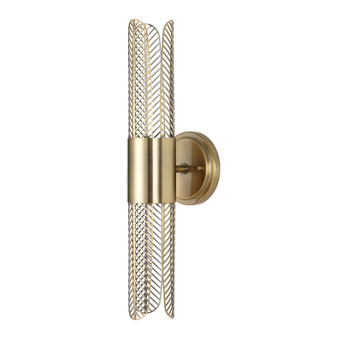 Cret - 2 Light LED Brass Sconce - Bronze