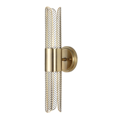 Cret - 2 Light LED Brass Sconce - Bronze