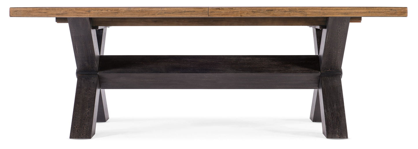 Big Sky - Trestle Dining Table With 2-20" Leaves