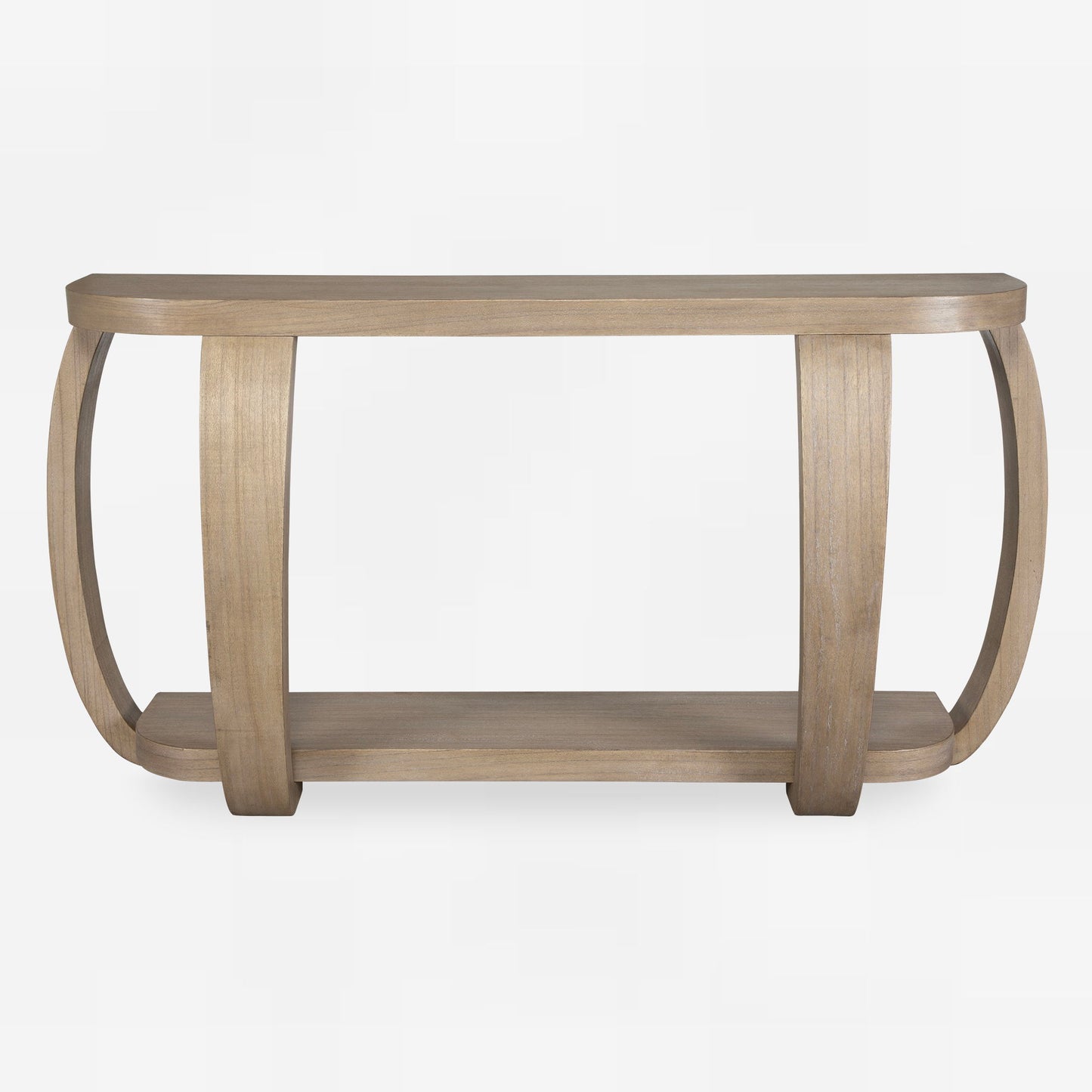 Adona - Wood Console Table - Light Brown