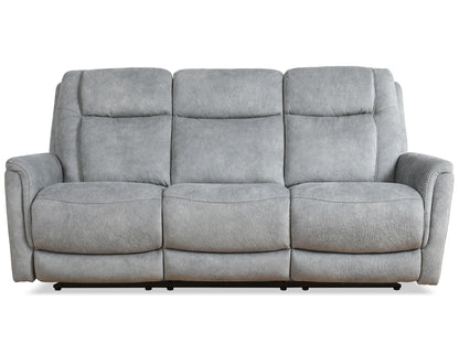 Linus - Zero Gravity Power Reclining Sofa - Hudson Gray