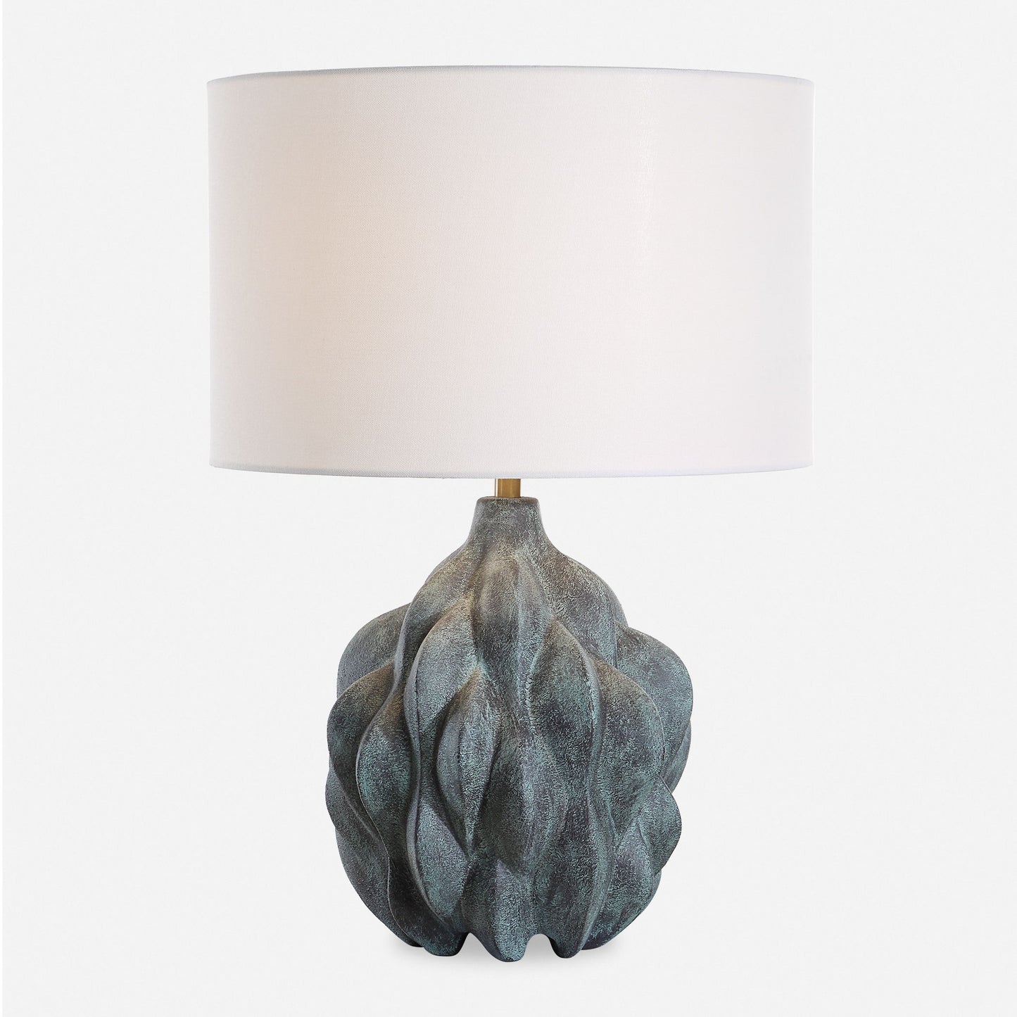 Whitecap - Ceramic Table Lamp - Gray