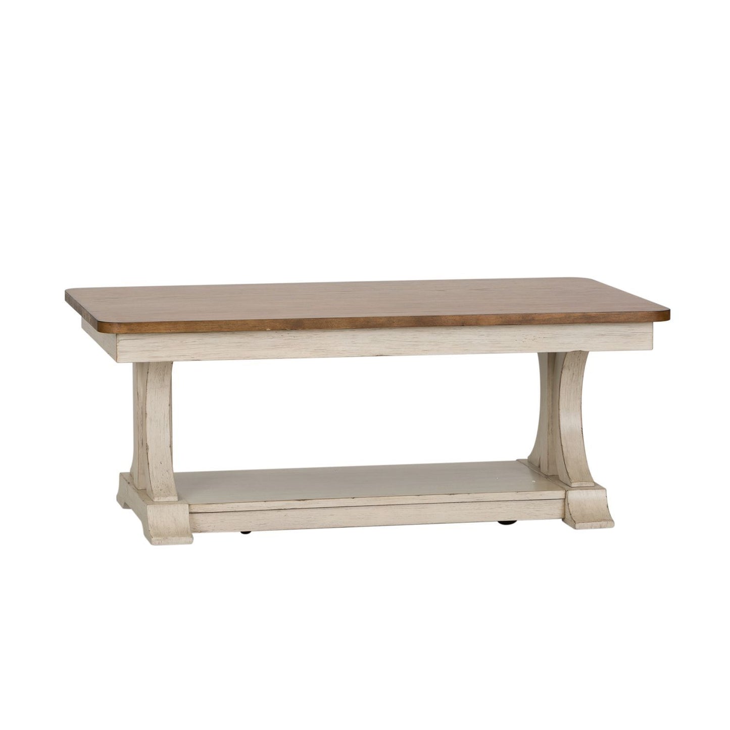 Farmhouse Reimagined - 3 Piece Table Set (1 Cocktail 2 End Tables) - White