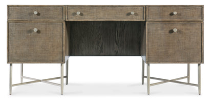 Sonnet - Sonnet Executive Desk - Dark Gray