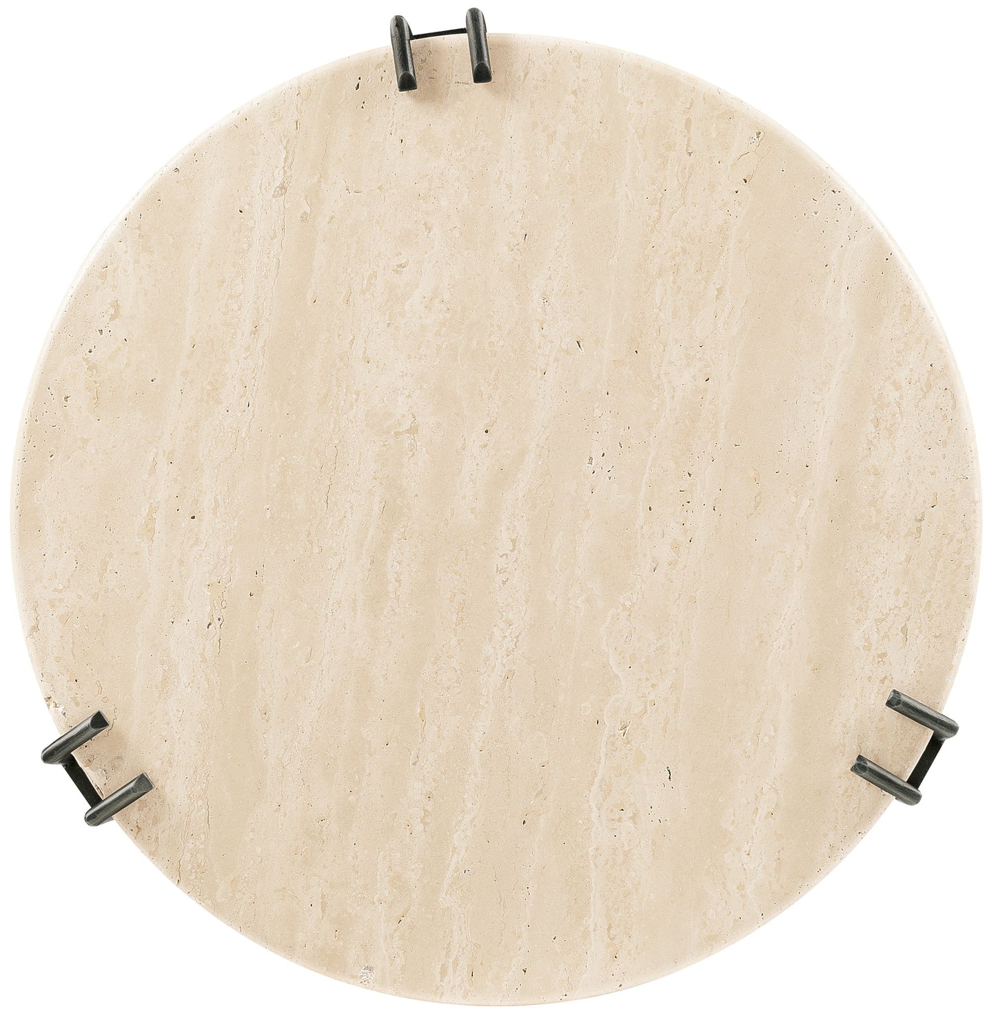 Driftwood - Metal Spot Table - Beige / Gray