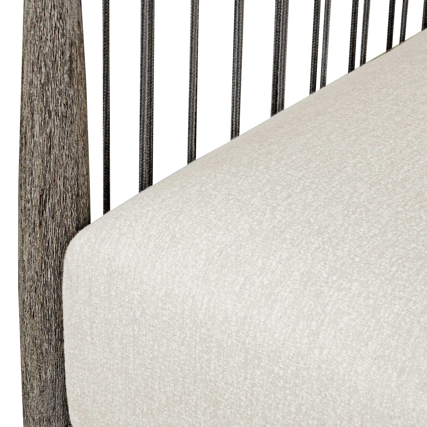 Borneo - Outdoor Lounge Chair - White / Dark Gray